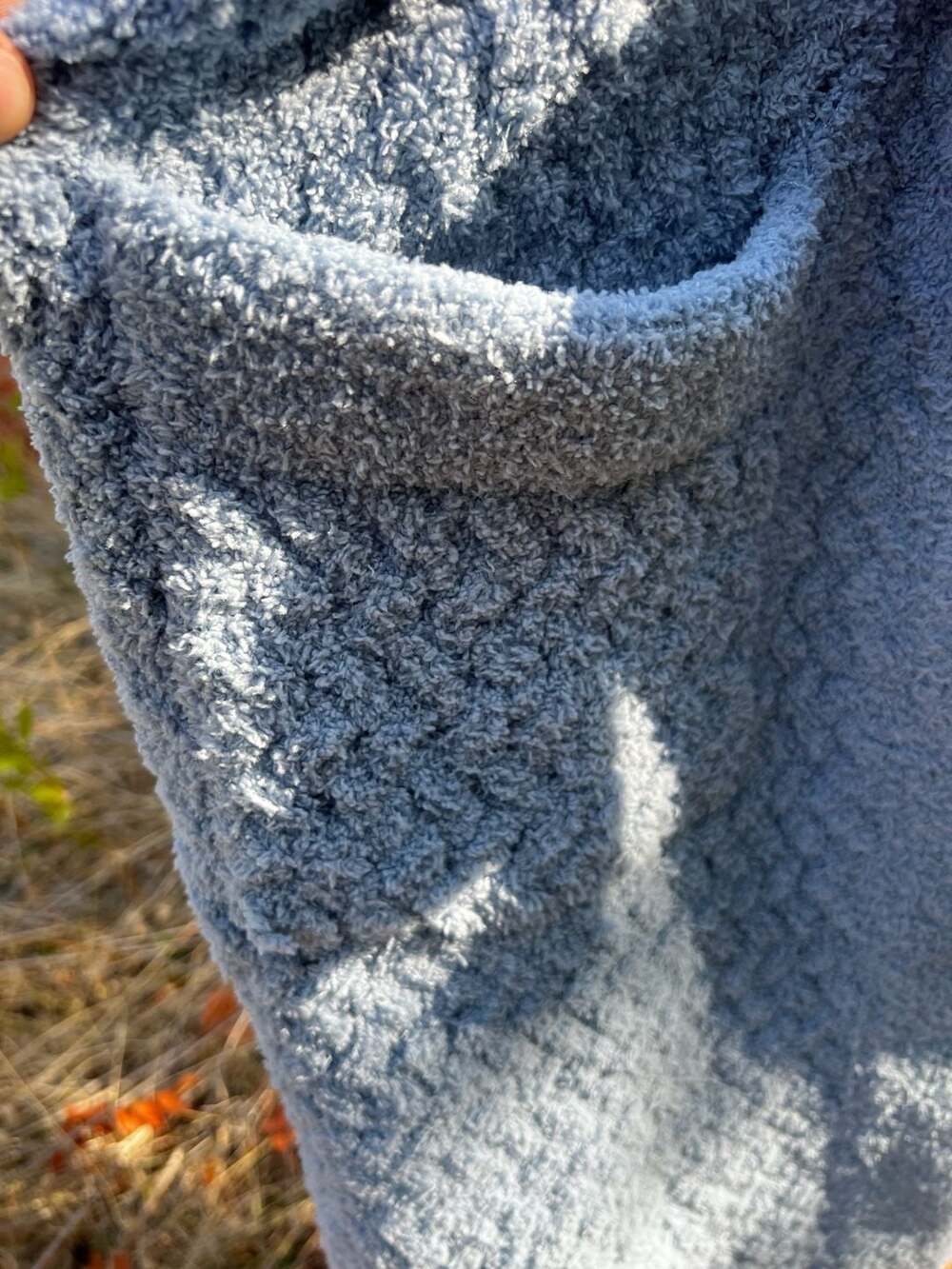 Sunday Citizen Snug Waffle Robe Blue - Picture 6 of 12